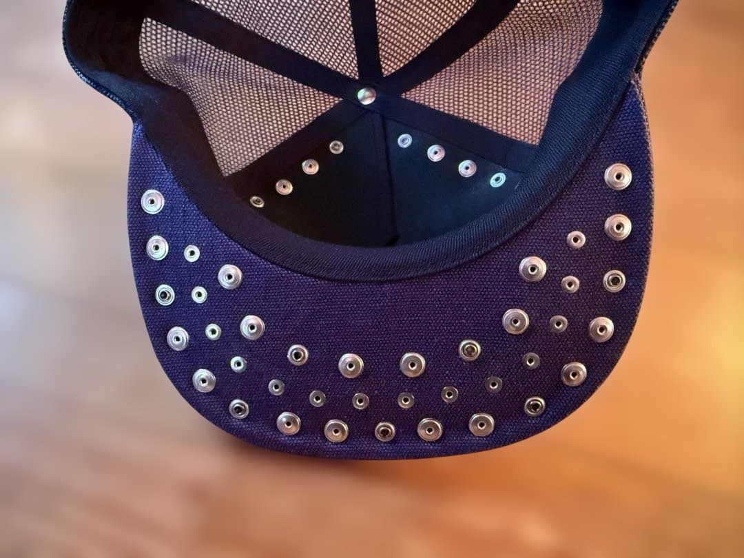 帽子 Supreme x b.b. Simon Studded Mesh \"Navy\"