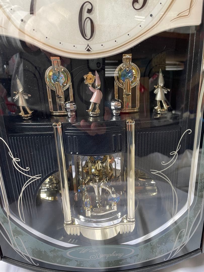 SEIKO アーチ型掛時計 動く人形付き