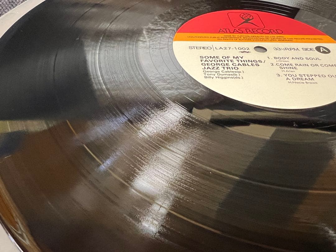 帯付 ジョージ・ケーブルス・ジャズ・トリオ LA27-1002 LPレコード