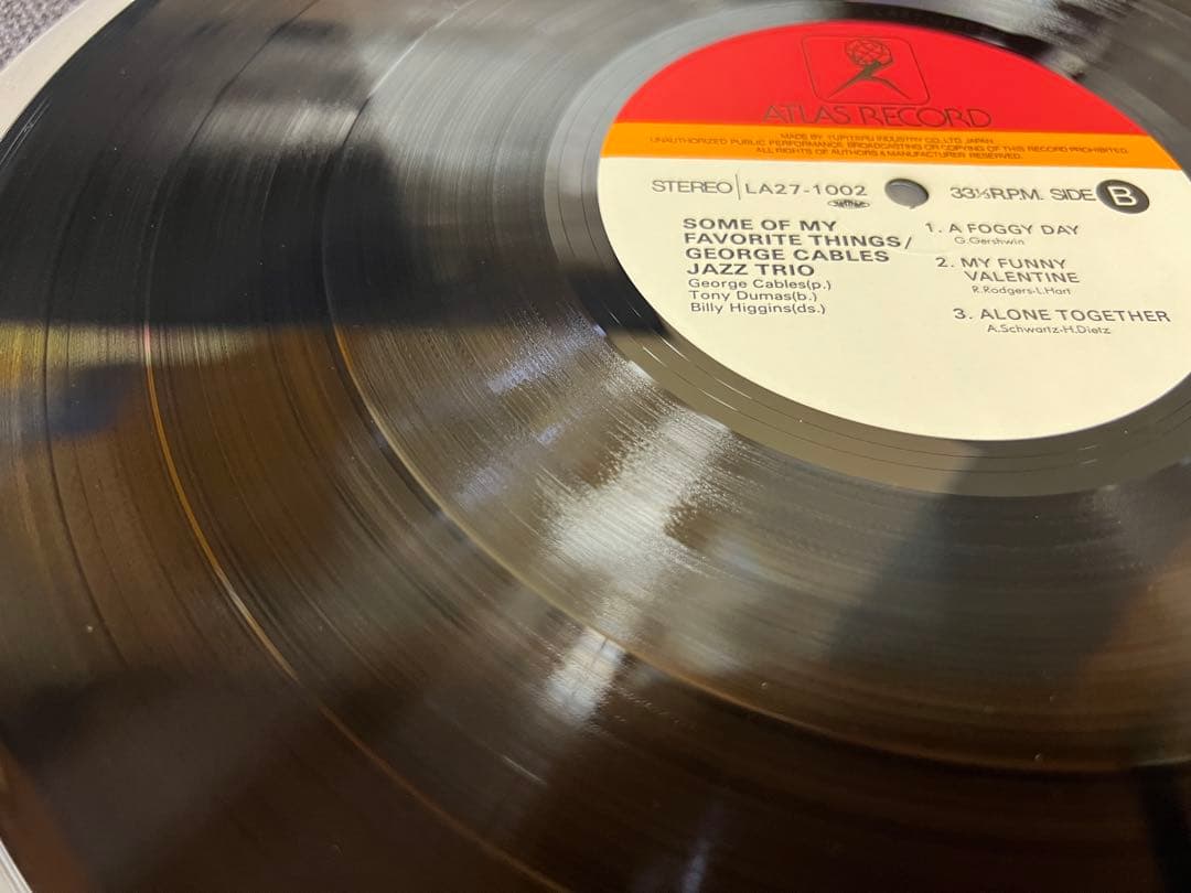 帯付 ジョージ・ケーブルス・ジャズ・トリオ LA27-1002 LPレコード