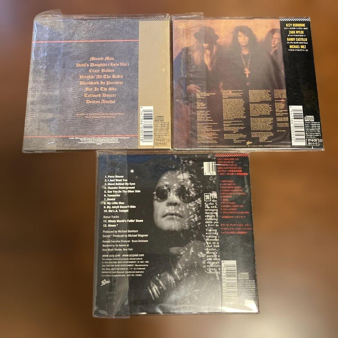 オジーオズボーン 紙ジャケットCDセット