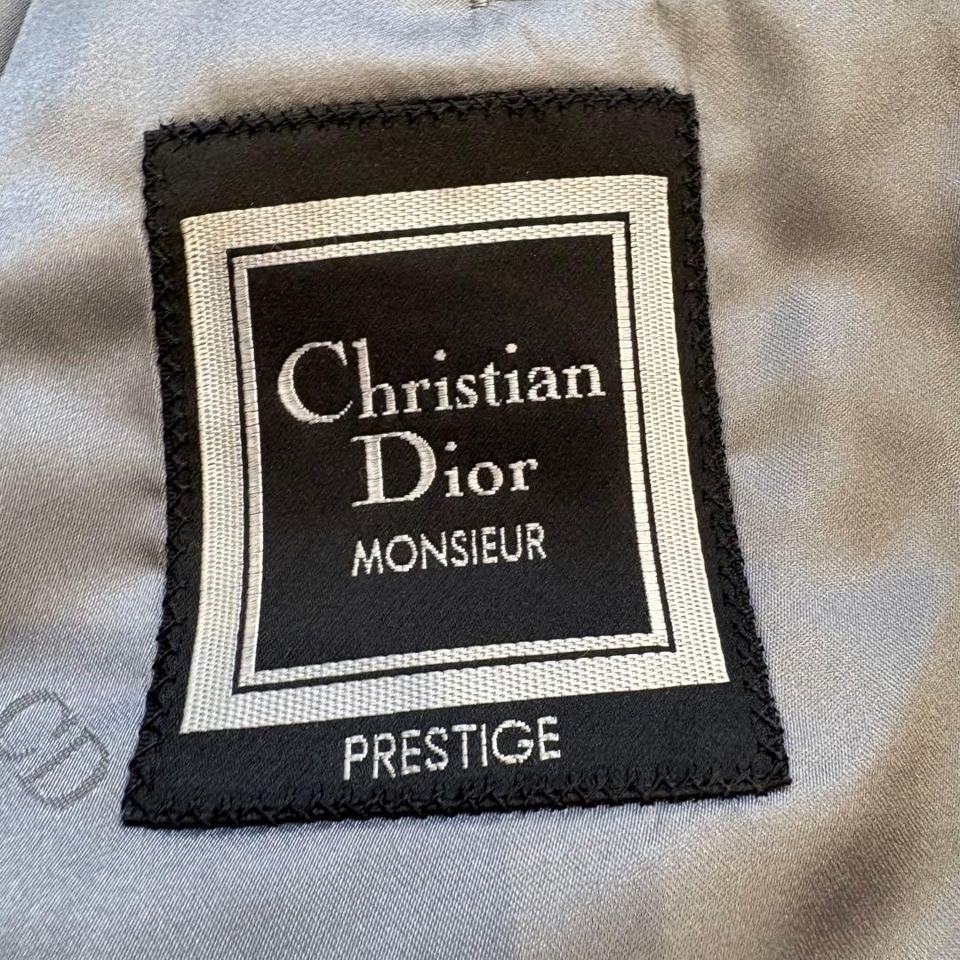 【Dior】美品✨ダブル テーラードジャケット グレー L ヴィンテージ ウール