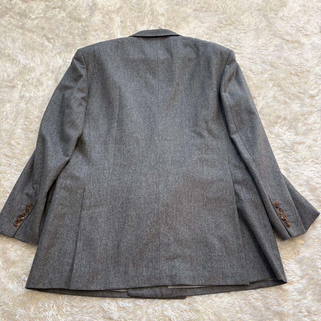 【Dior】美品✨ダブル テーラードジャケット グレー L ヴィンテージ ウール