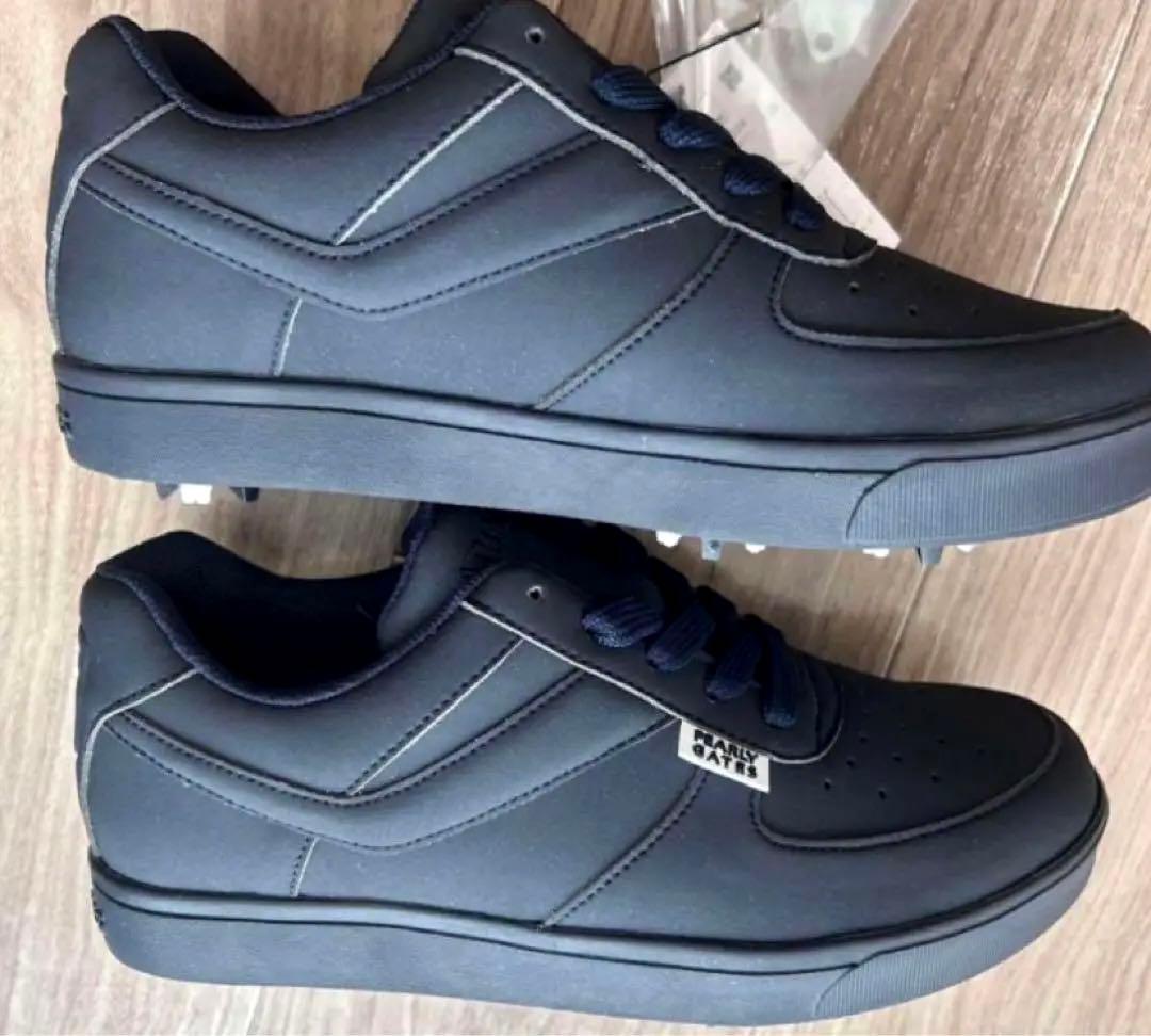 新品 PEARLY GATES パーリーゲイツ ゴルフシューズ　スパイク23.5