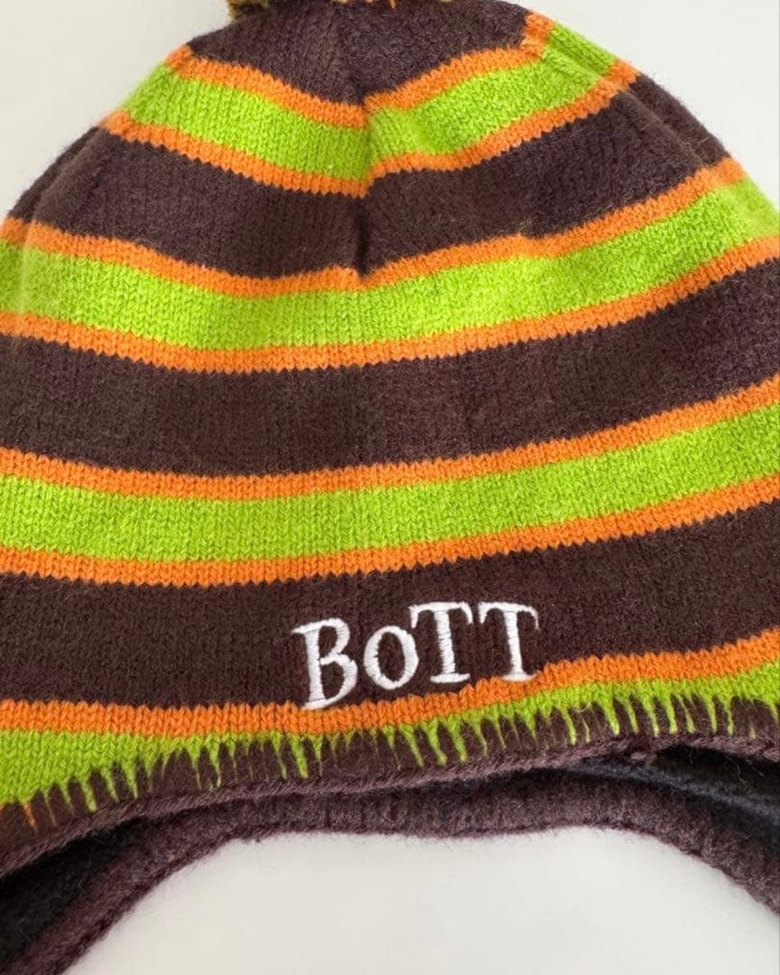 BOTT ストライプニット帽