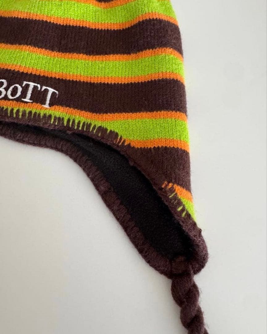 BOTT ストライプニット帽