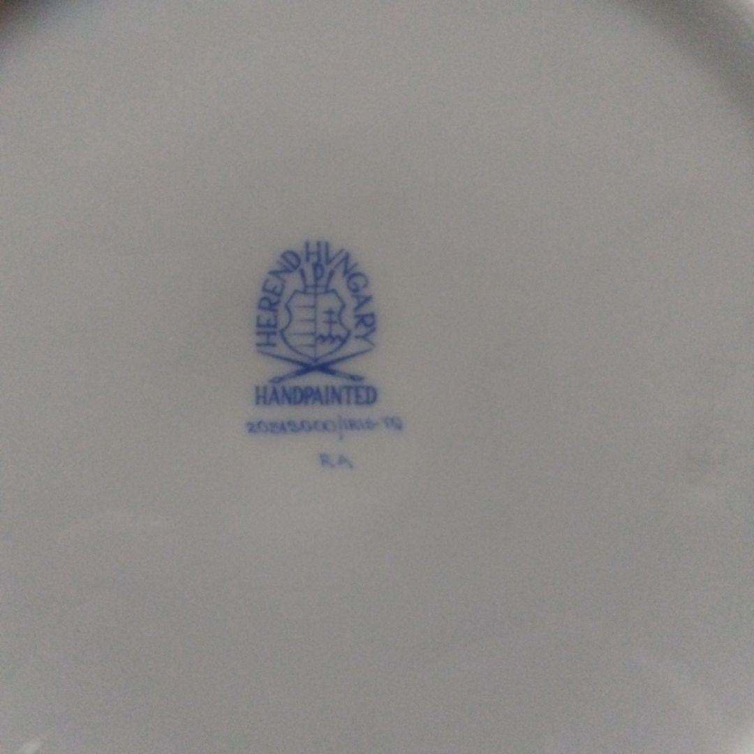 ヘレンド アイリスターコイズ 21cmプレート未使用品