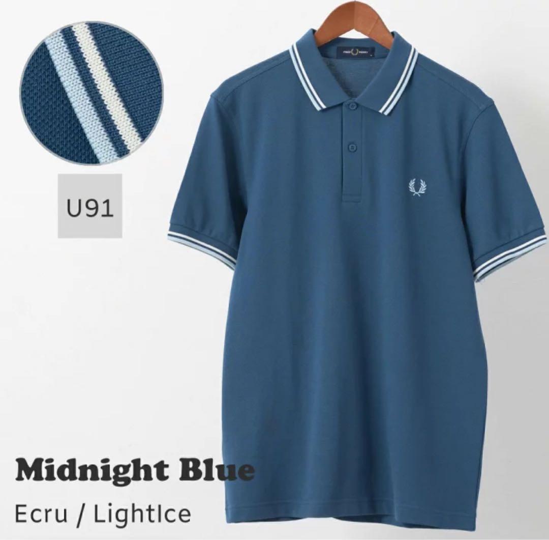 FRED PERRY M3600 ロゴ刺繍 ポロシャツ Sサイズ
