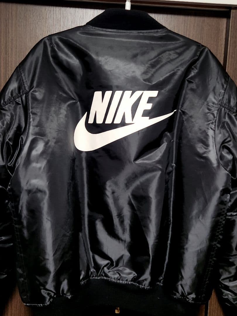 NIKE 2枚 セット MA-1 ナイキ ウーヴン ボンバー ジャケット アップ