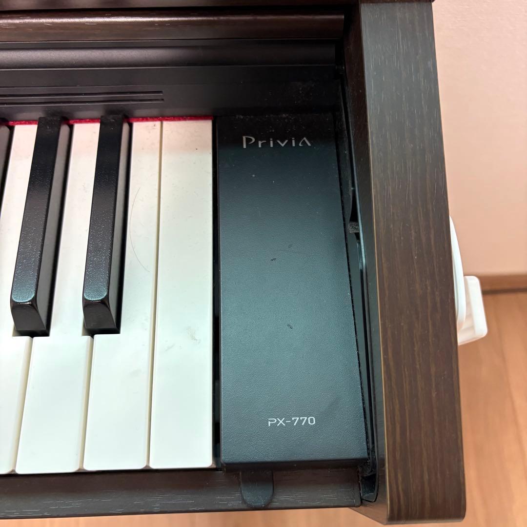 送料込CASIO Privia PX-770BN 電子ピアノ ダークブラウン