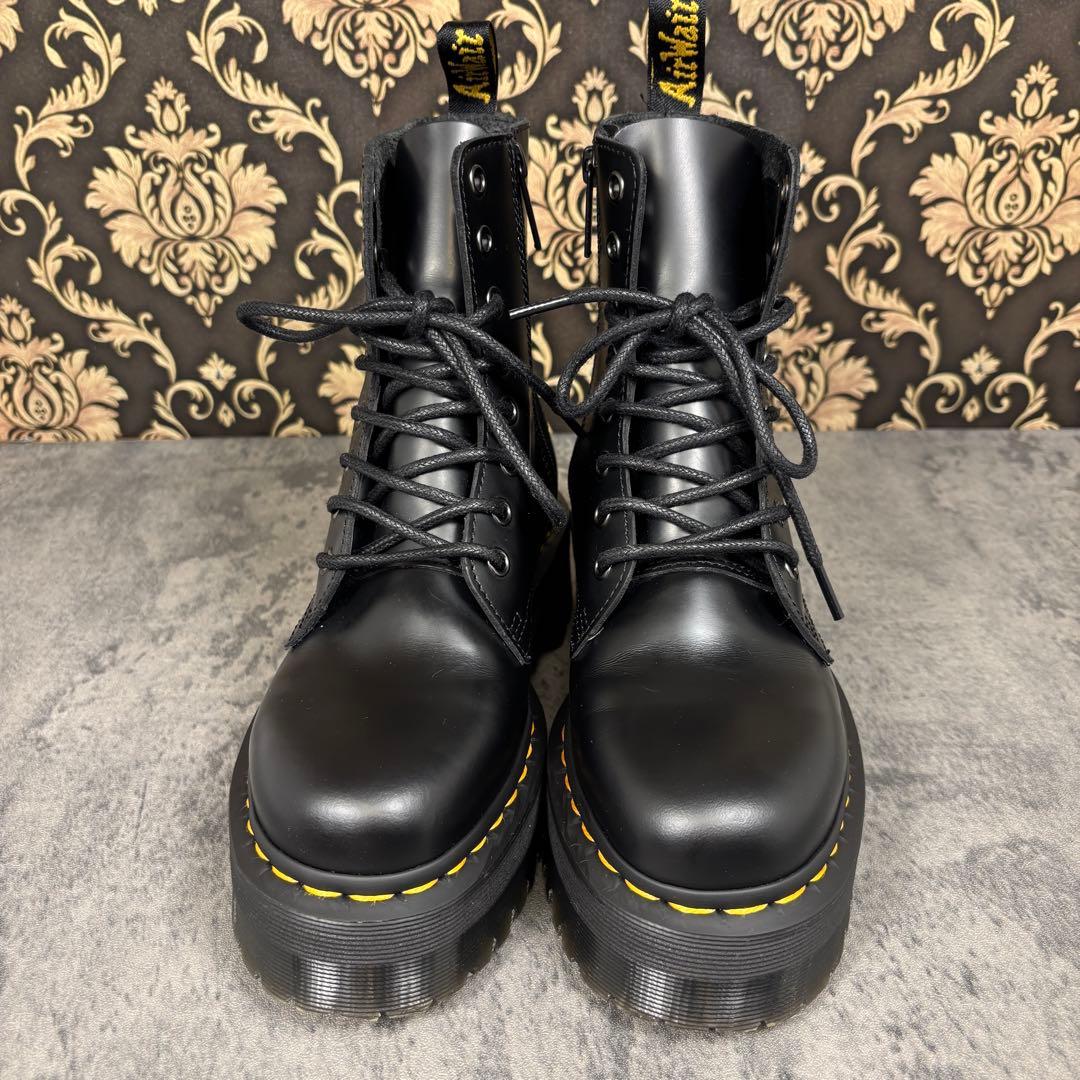 【極美品】UK4 23cm ドクターマーチン JADON 厚底サイドジップブーツ