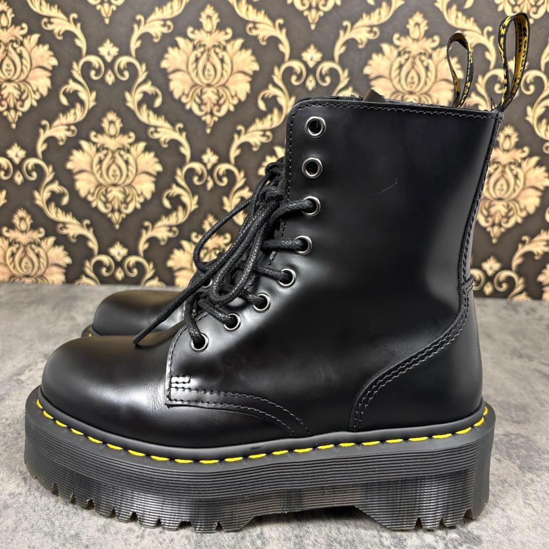 【極美品】UK4 23cm ドクターマーチン JADON 厚底サイドジップブーツ