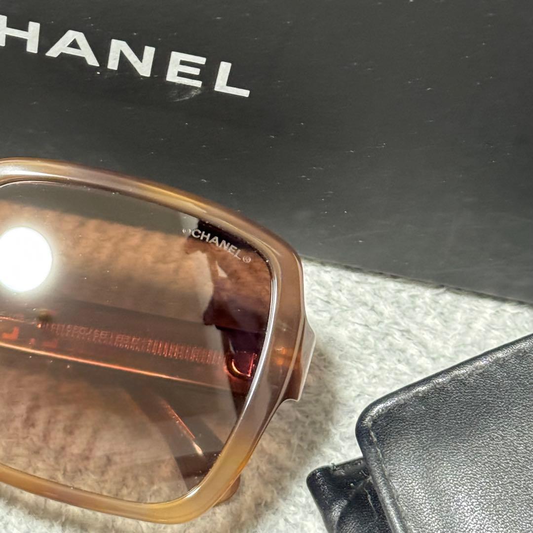 【正規品】CHANEL(シャネル) ブラウン スクエア サングラス