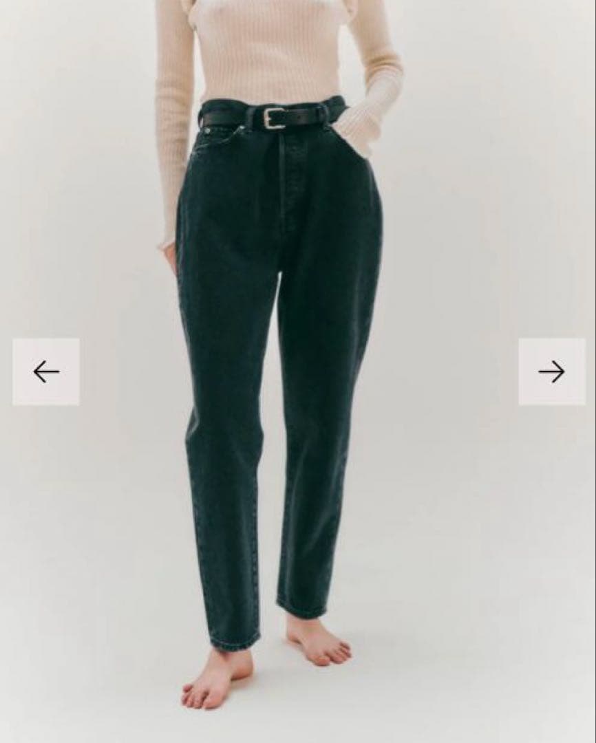 パンツ SHISHIKUI EASY JEANS / BLACK 38