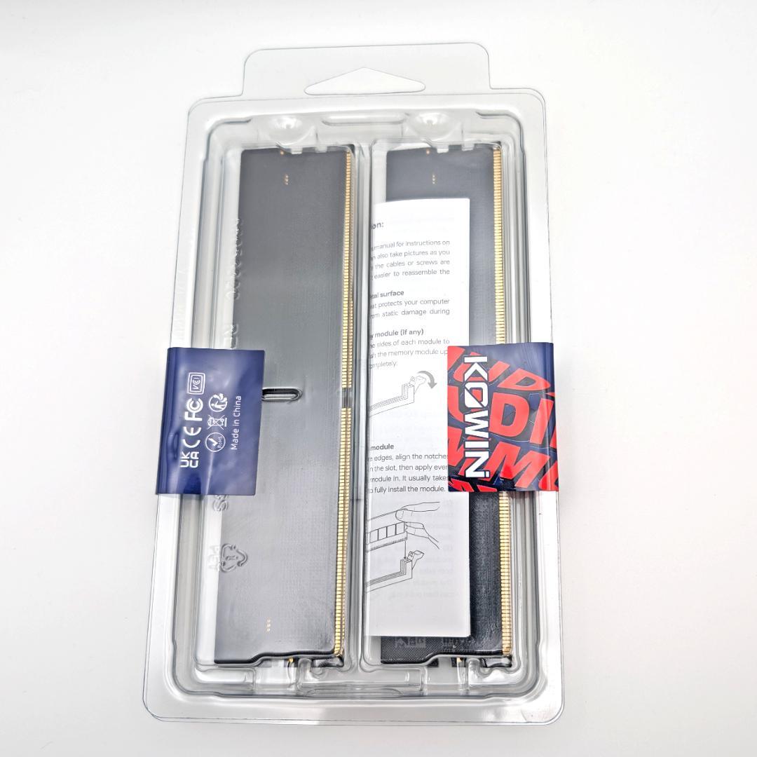 新品納品書付 KOWIN DDR5-5600 32GB (16G×2)マイクロン
