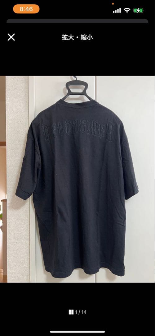 はるぱる様取り置き中　バレンシアガ　balenciaga タトゥー　黒 Tシャツ