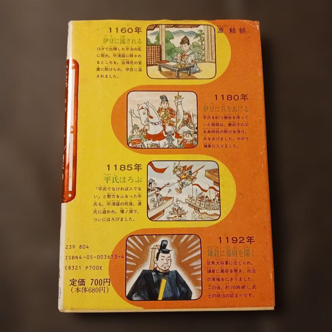 【匿名発送】旧版 学研まんが人物日本史 源頼朝 1989年 田中正雄:まんが
