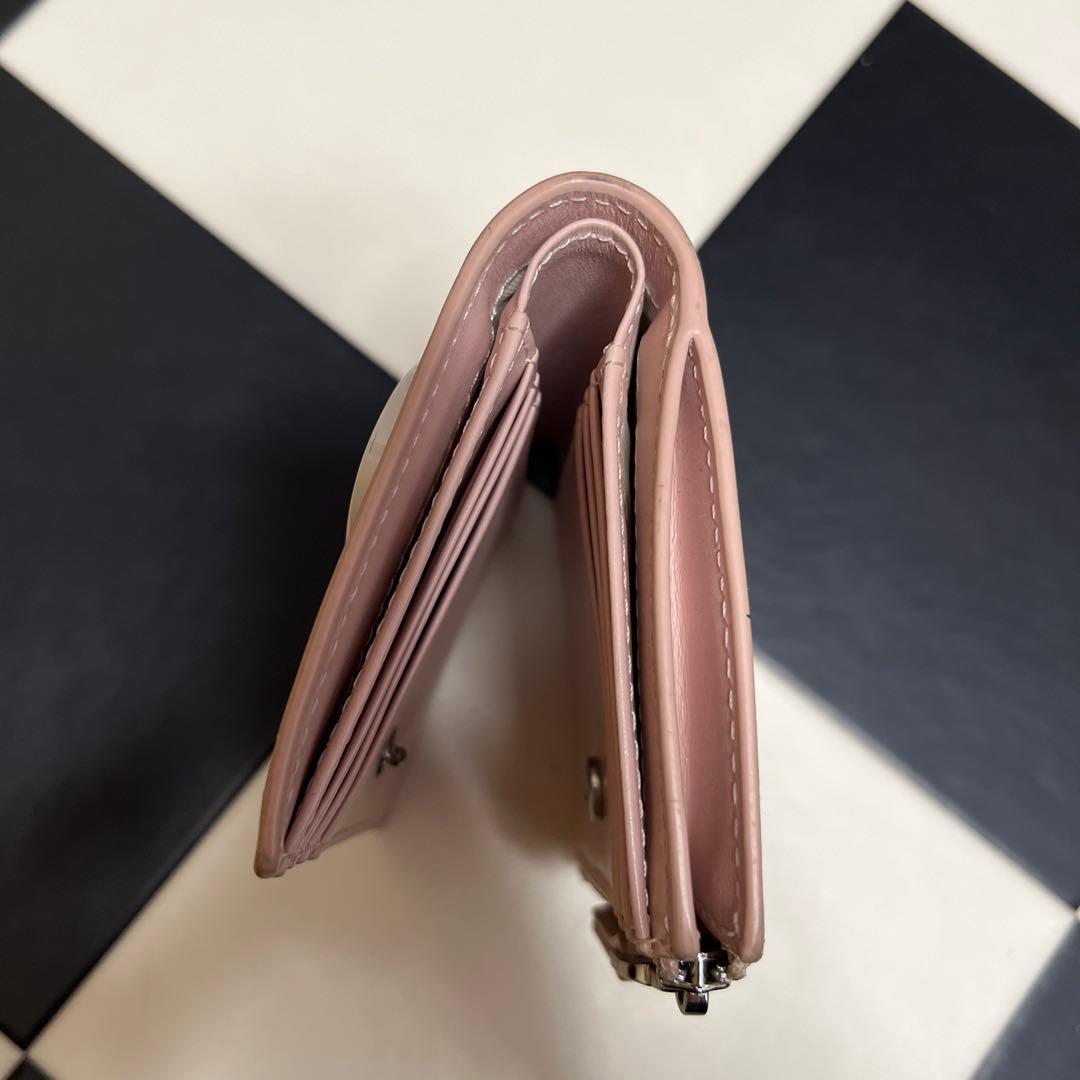満*☆様 DIESEL オーバルD 二つ折り財布 ピンク　美品