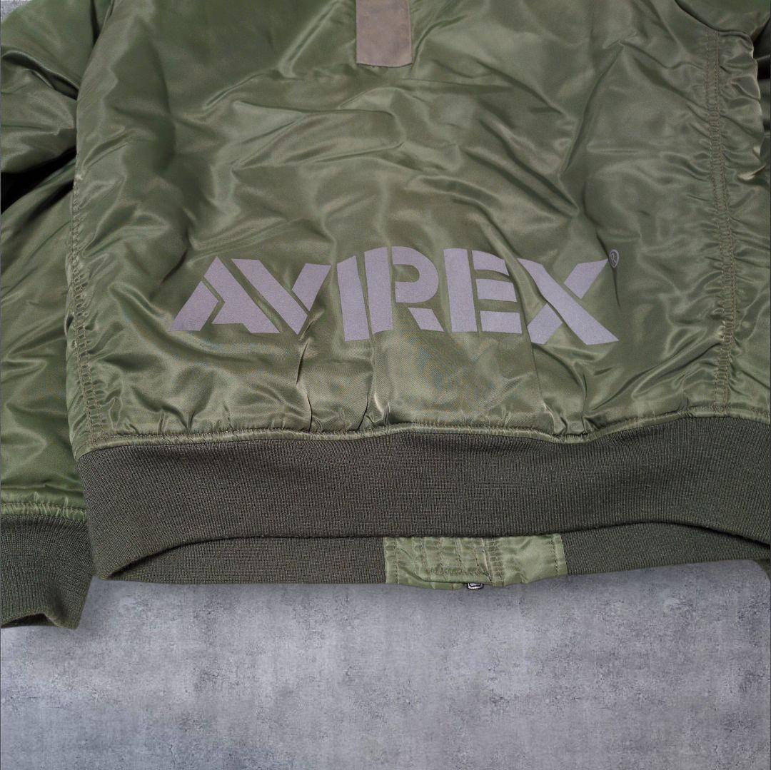 AVIREX 40周年 MA-1 XL リバーシブル MJ101 カーキ