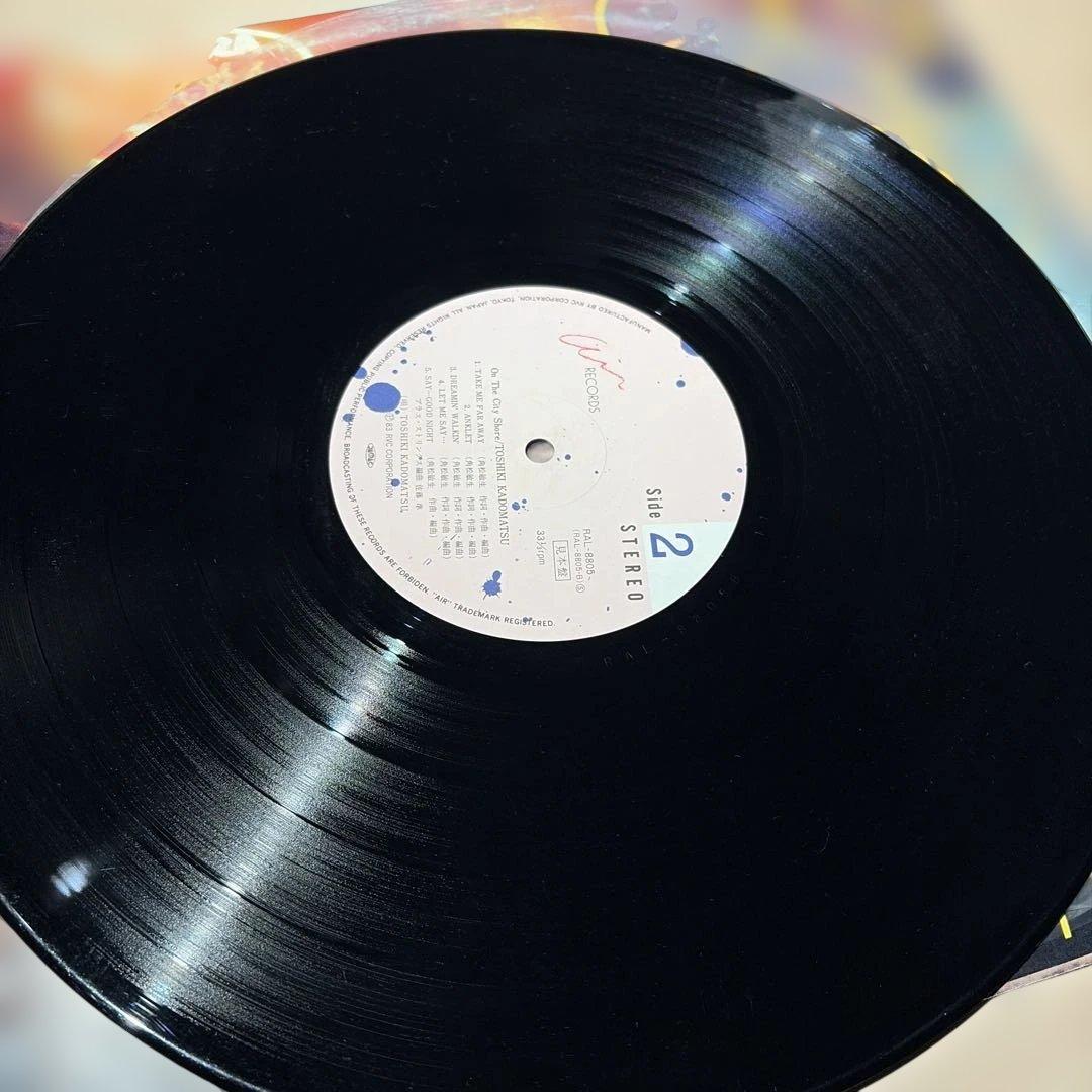 [レコード] 見本盤　角松敏生　ON THE CITY SHORE LP
