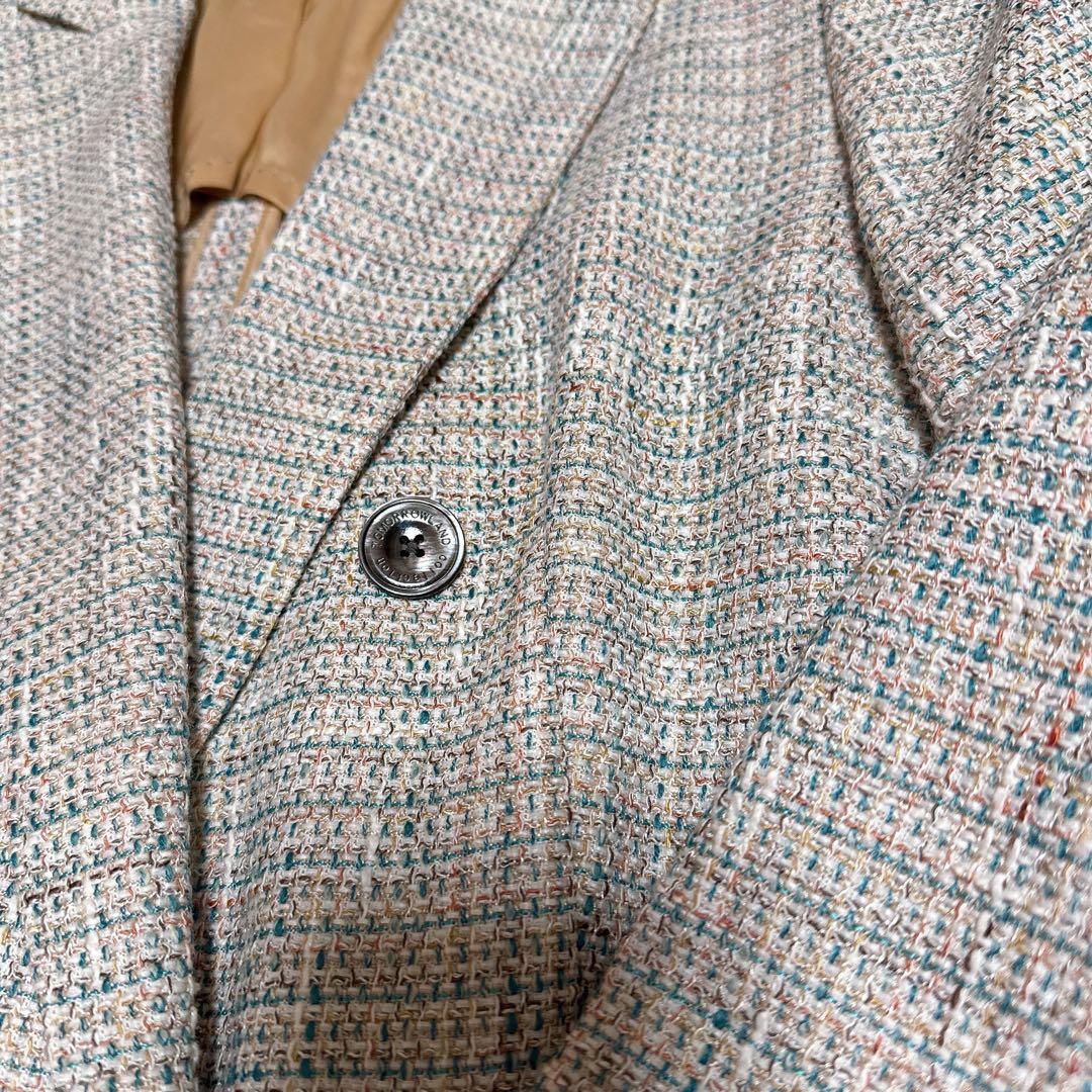 【美品】ファンシーテープダブルブレストジャケット