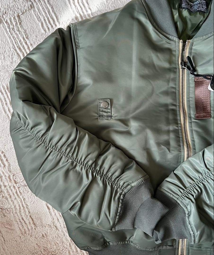 新品U.S. AIR FORCE MA-1 フライトジャケット オリーブグリーン