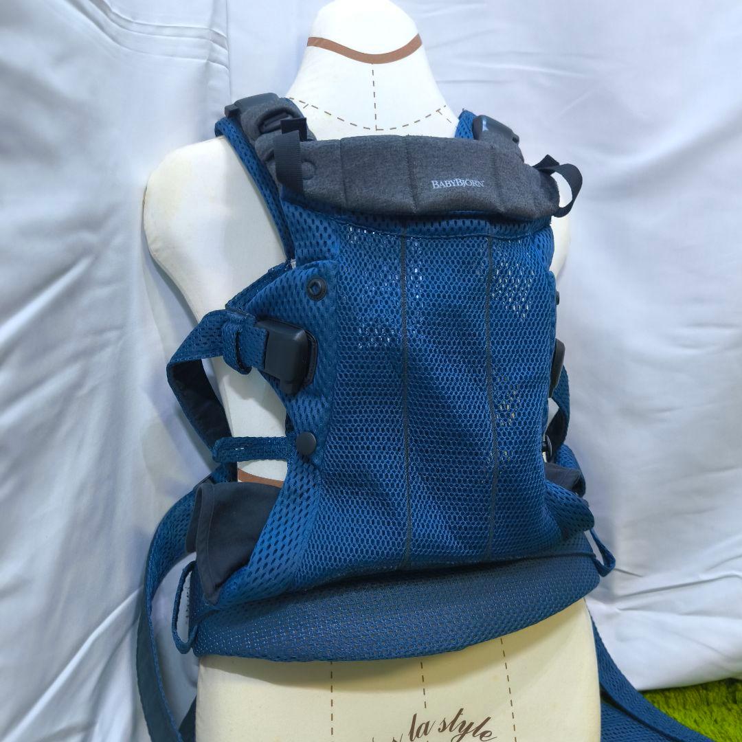 美品　BabyBjörn ネイビー 抱っこ紐 ハーモニー　メッシュ