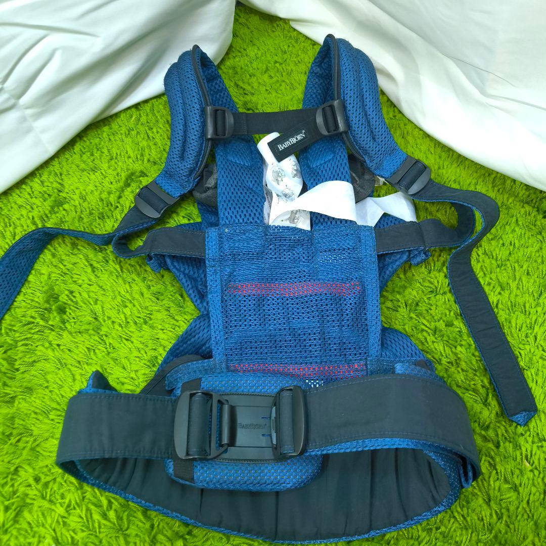 美品　BabyBjörn ネイビー 抱っこ紐 ハーモニー　メッシュ