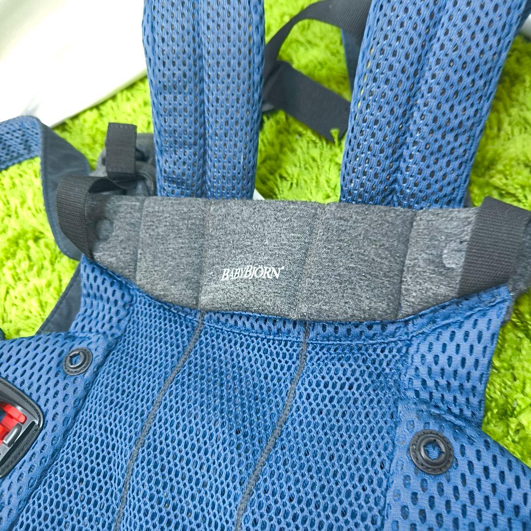 美品　BabyBjörn ネイビー 抱っこ紐 ハーモニー　メッシュ