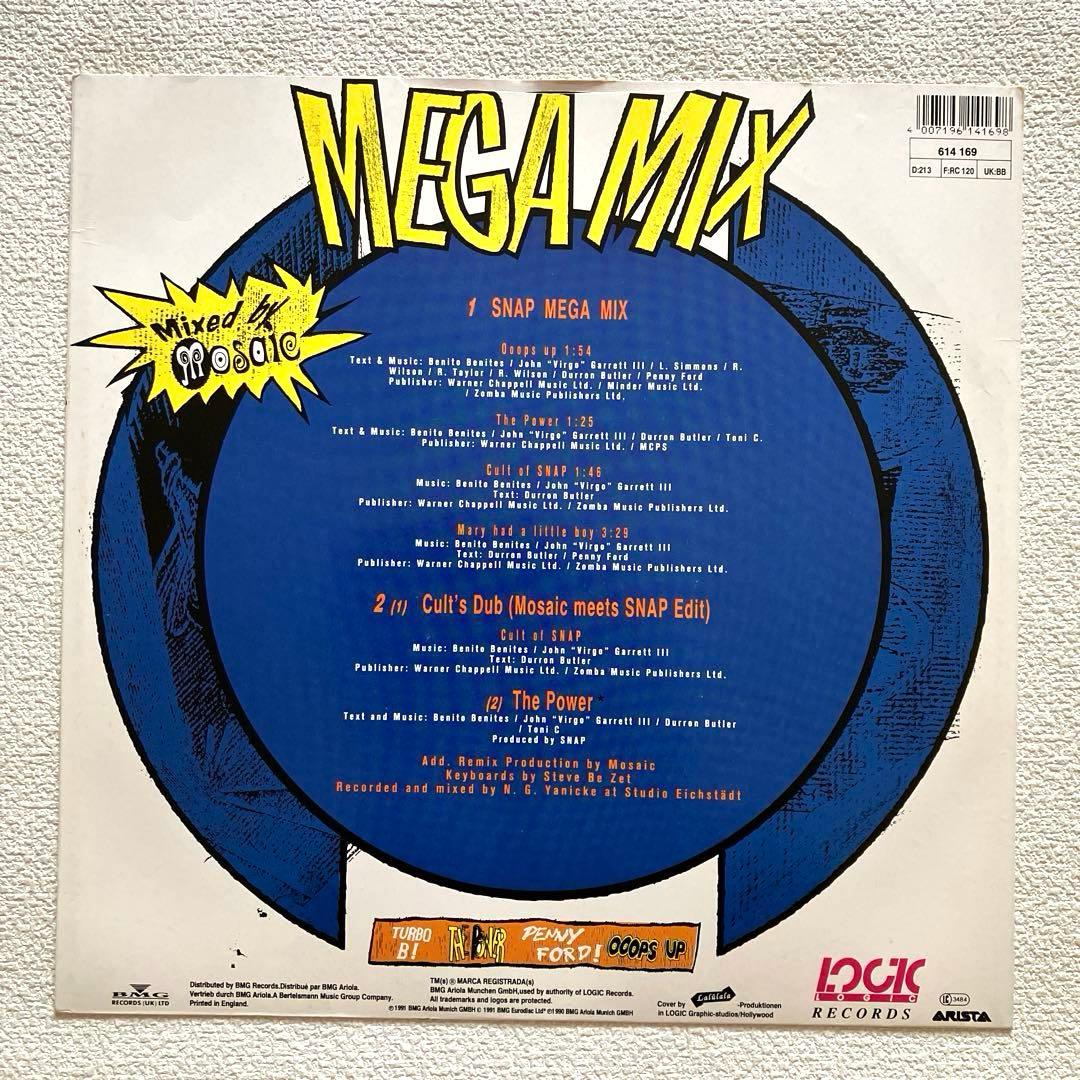 Snap! Mega Mix 12㌅シングルレコード