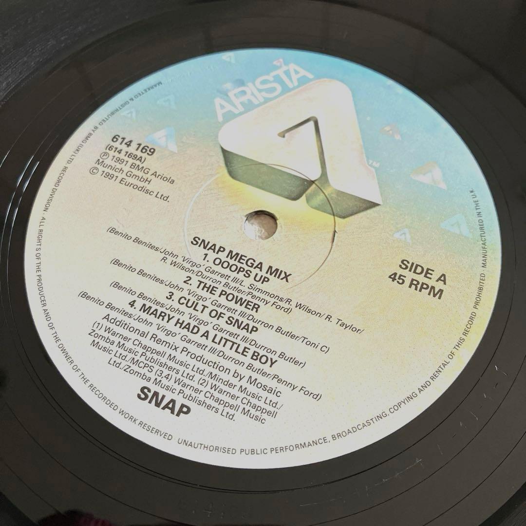Snap! Mega Mix 12㌅シングルレコード