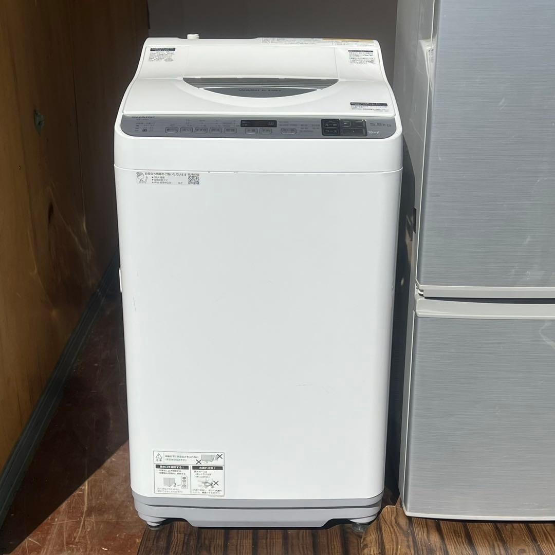 配送設置無料　SHARP 冷蔵庫167L洗濯機5.5kgセット　大容量　乾燥機能
