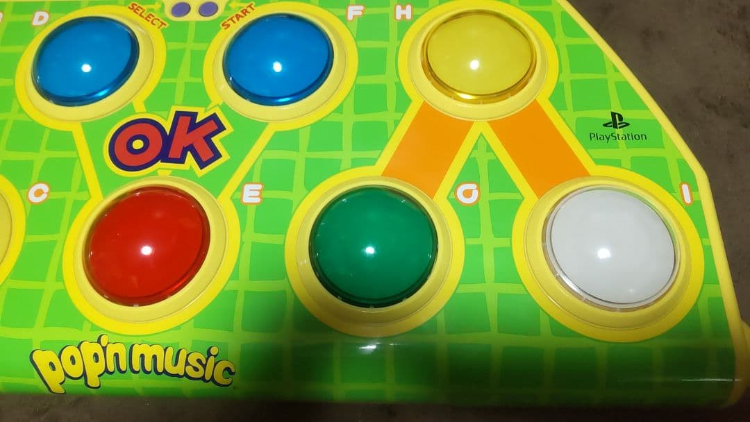 PS ポップンミュージックコントローラー 静音化 完動品 専コン