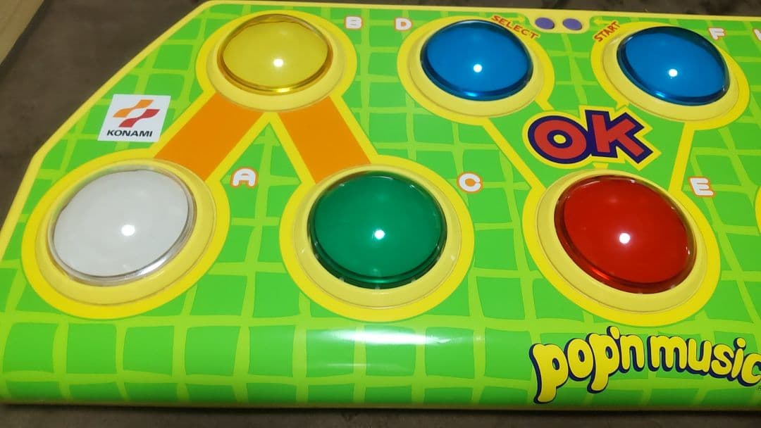 PS ポップンミュージックコントローラー 静音化 完動品 専コン