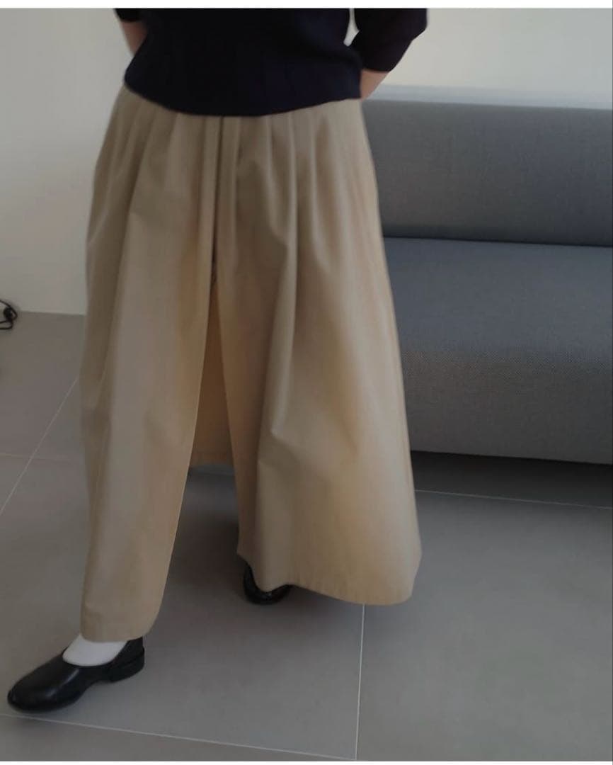 スカート MANOF Layer tuck skirt