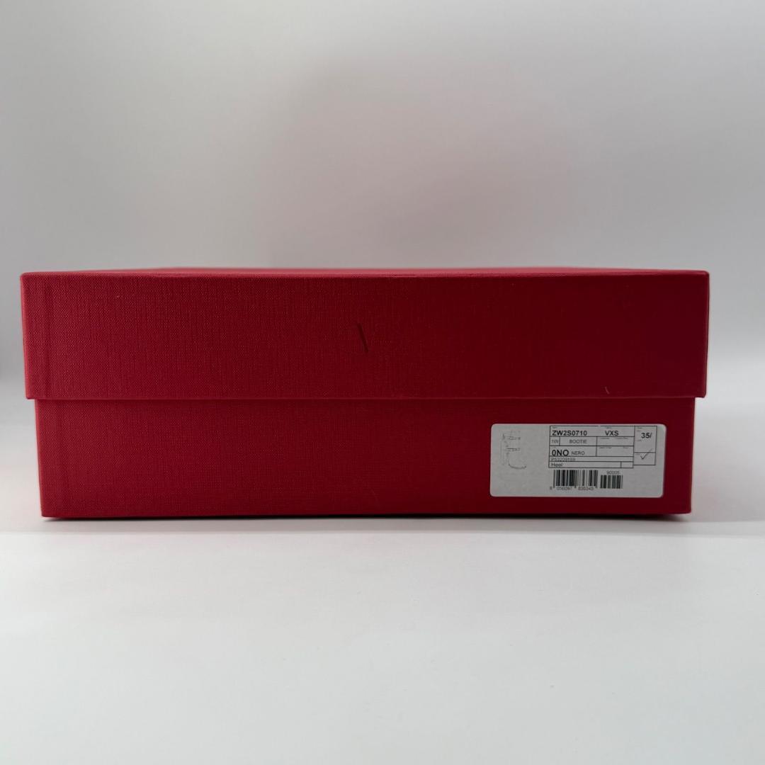 18514✨VALENTINO スタッズ付き ベルト ショートブーツ ブラック