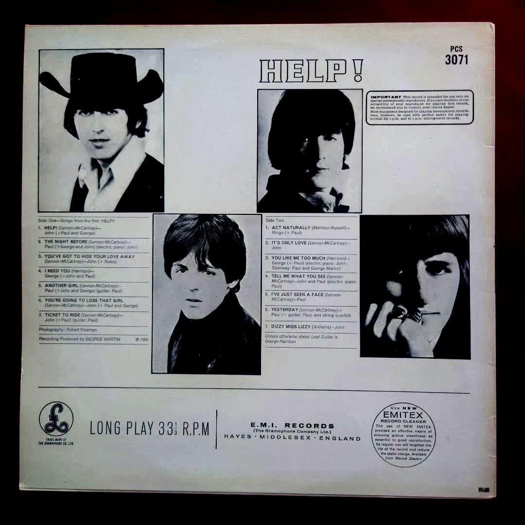 スウェーデン盤THE BEATLES HELP!