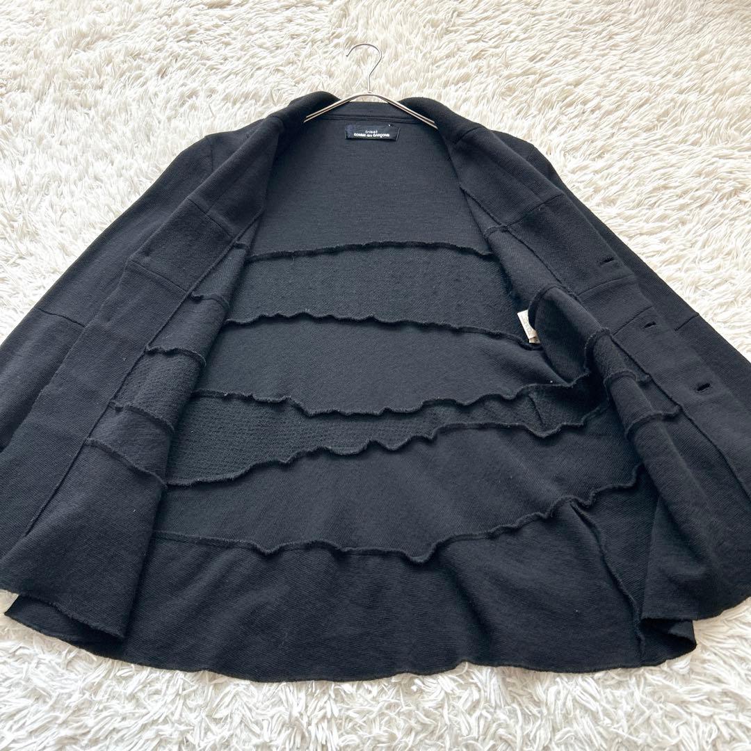 ぽこ　tricot COMMEdesGARCONS　切替ニットジャケット