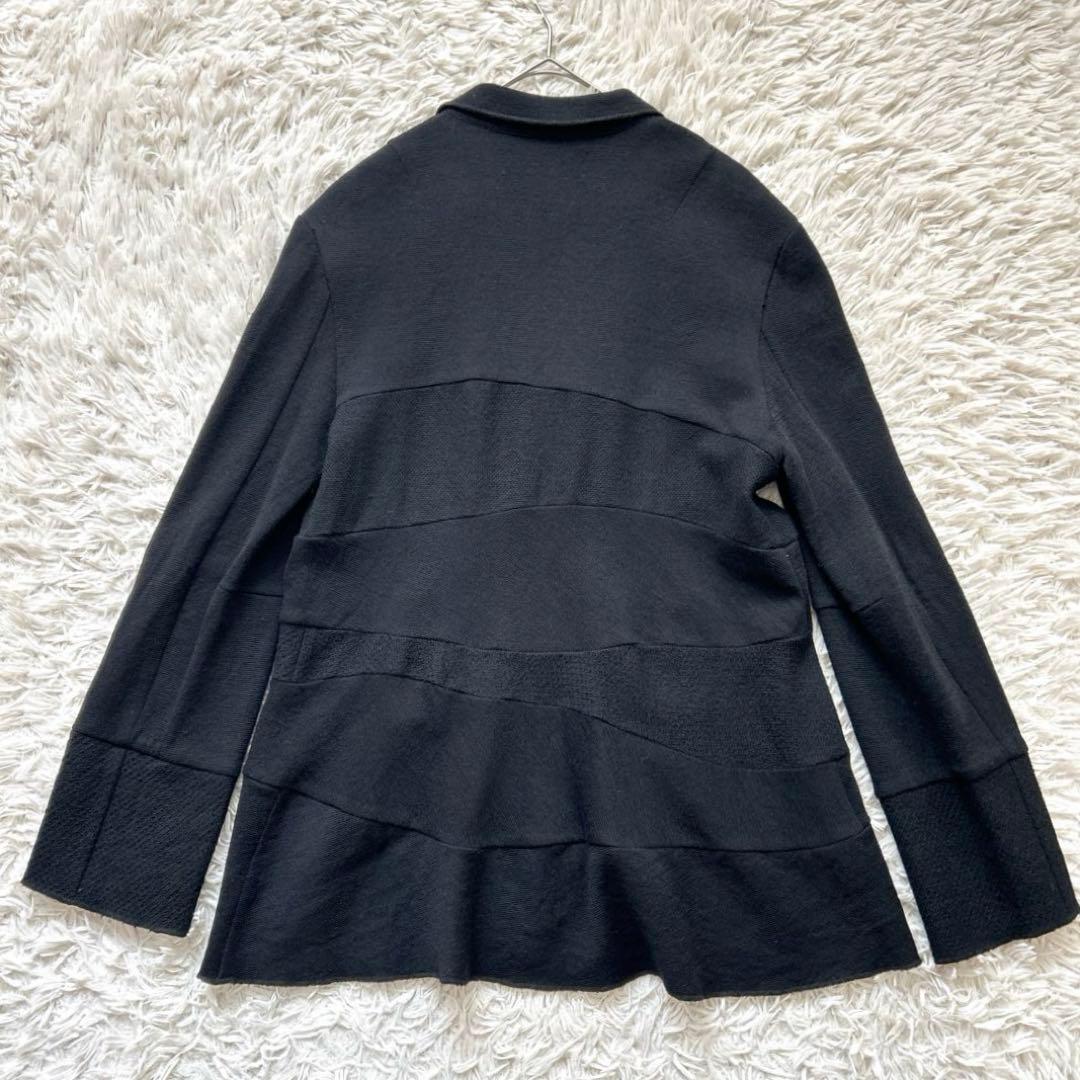 ぽこ　tricot COMMEdesGARCONS　切替ニットジャケット
