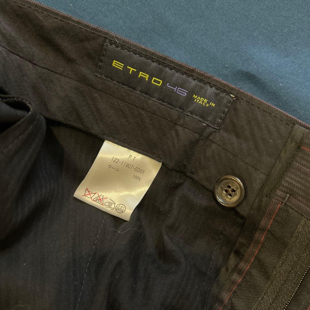 ETRO ストライプスーツ サイズ46