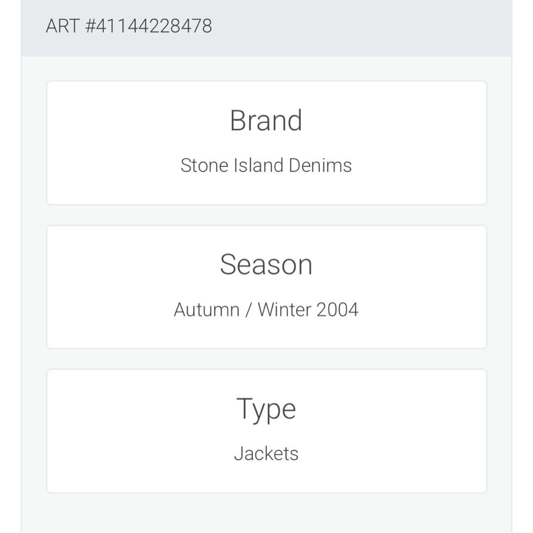 ジャケット・アウター 04AW STONE  Minimalistic Wool JKT