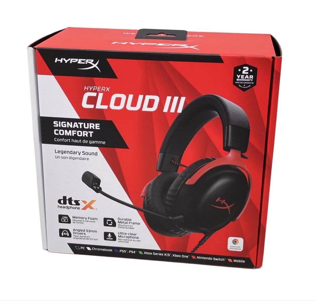 ハイパーエックス CL006 CLOUD III ゲーミングヘッドフォン