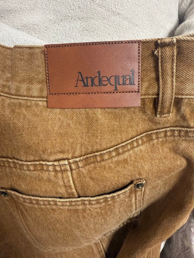 【最終値下げ】Andequal フリンジデニム　Sサイズ