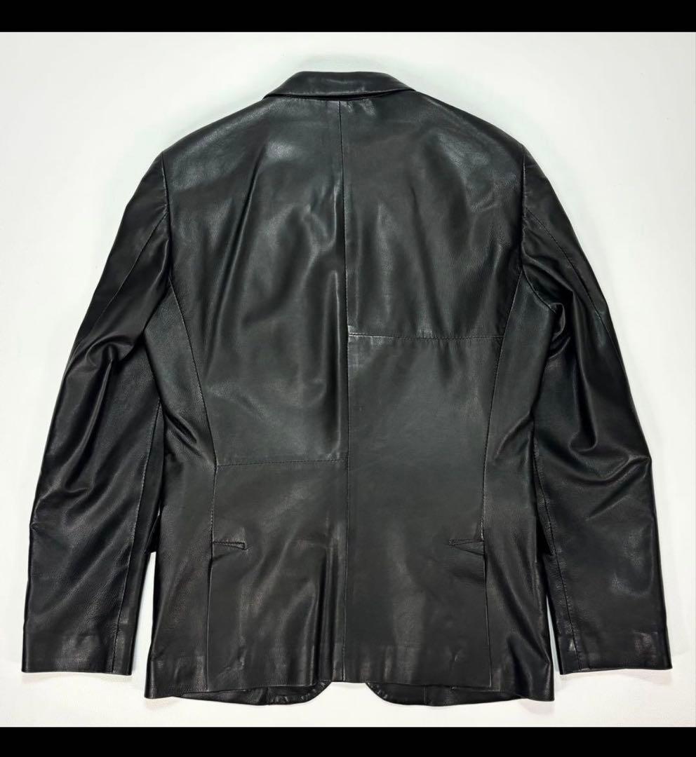 PaulSmith レザー テーラードジャケット 羊革