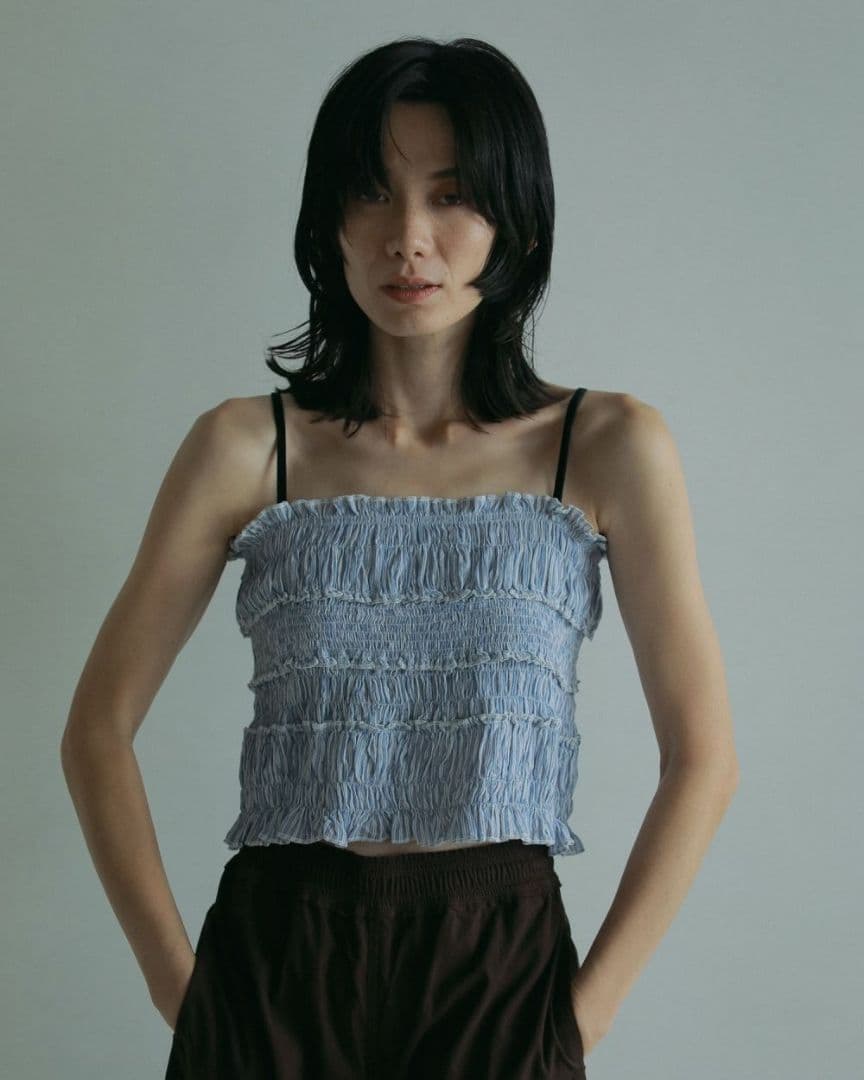 アンヌークVelourstrap Frill Camisole