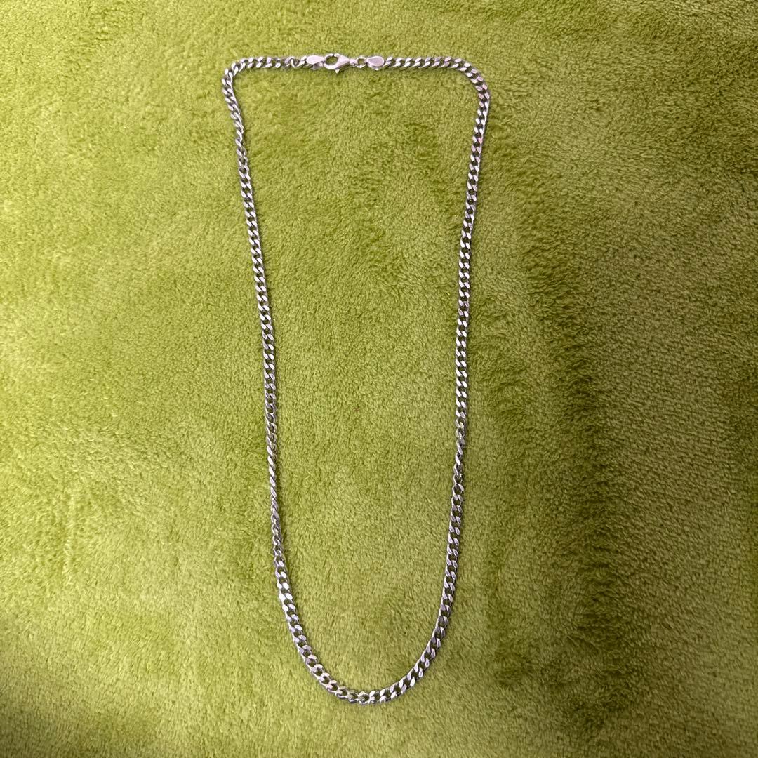 シルバー 925チェーンネックレス 約50cm ケース付き