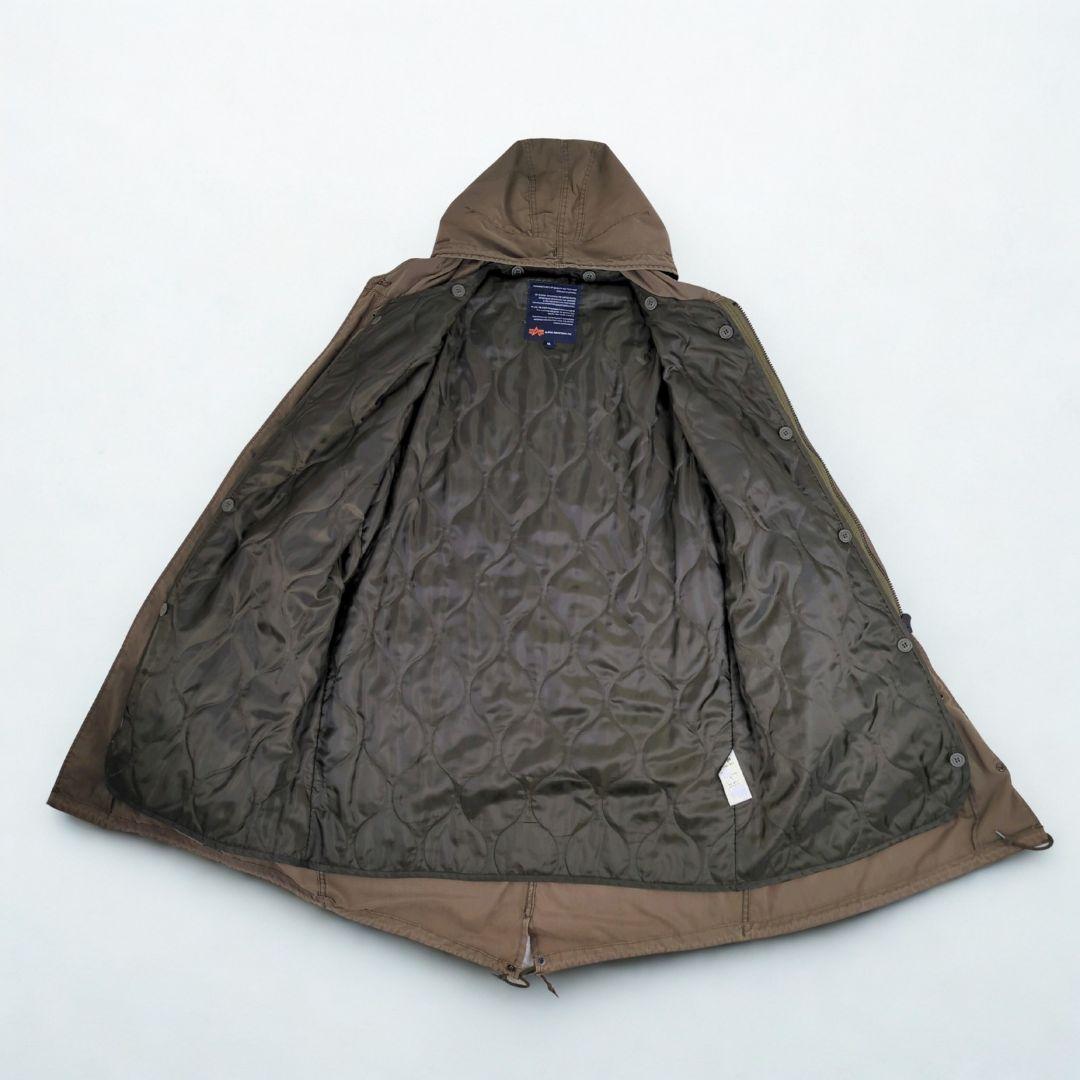 良品✨ALPHA INDUSTRIES モッズコート XLサイズ ライナー着脱可