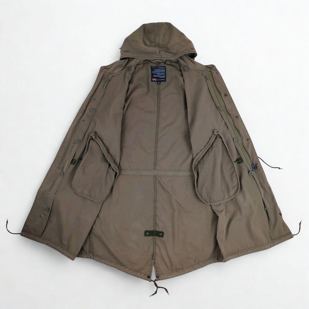 良品✨ALPHA INDUSTRIES モッズコート XLサイズ ライナー着脱可