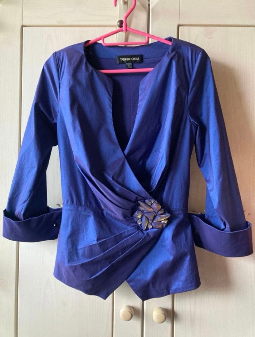 【美品】TADASHI SHOJI フリルジャケット