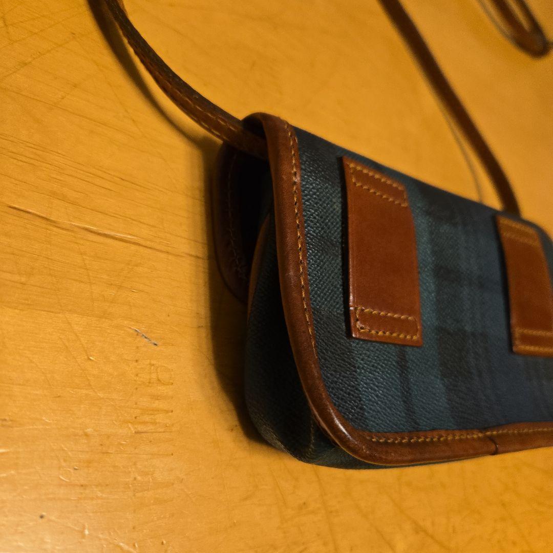 【美品】ポロラルフローレン ブラックウォッチ ミニポシェット